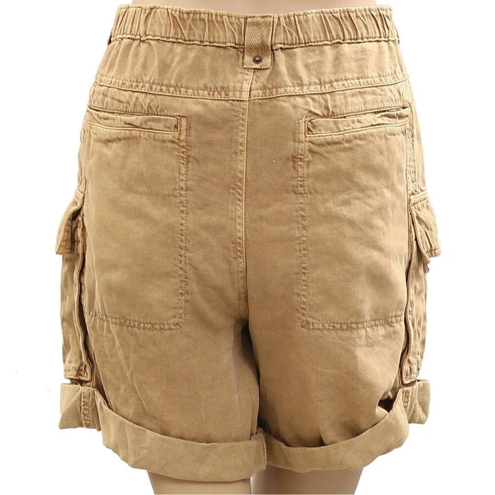 Free People Frankie Washed Shorts Low-Waisted Cargo Lightweight Casual XS 287963 - Picture 10 of 10